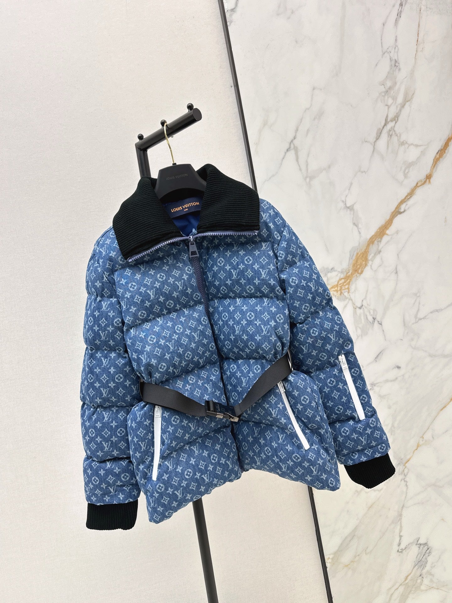 Louis 25fw denim down jacket