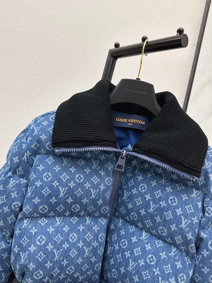 Louis 25fw denim down jacket