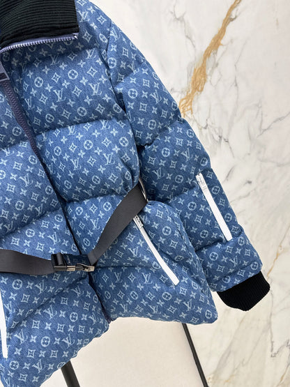 Louis 25fw denim down jacket