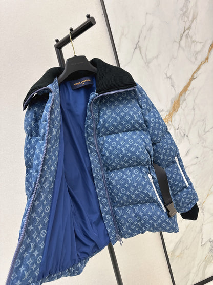 Louis 25fw denim down jacket
