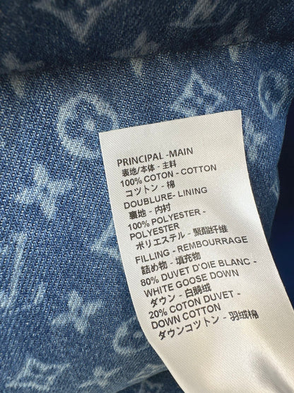 Louis 25fw denim down jacket