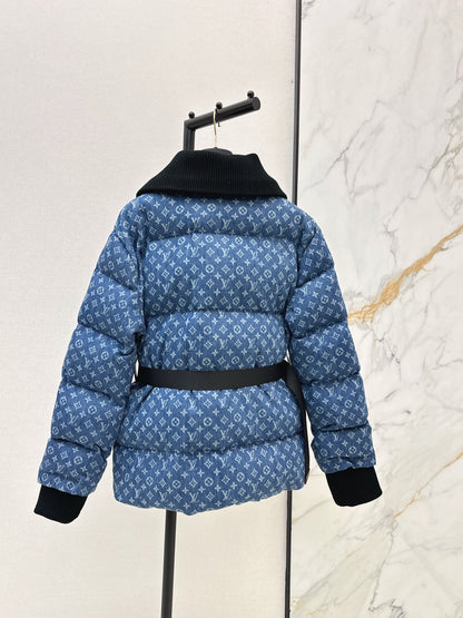 Louis 25fw denim down jacket