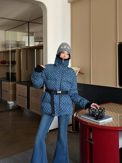 Louis 25fw denim down jacket