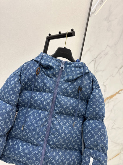 Louis 25fw denim down jacket