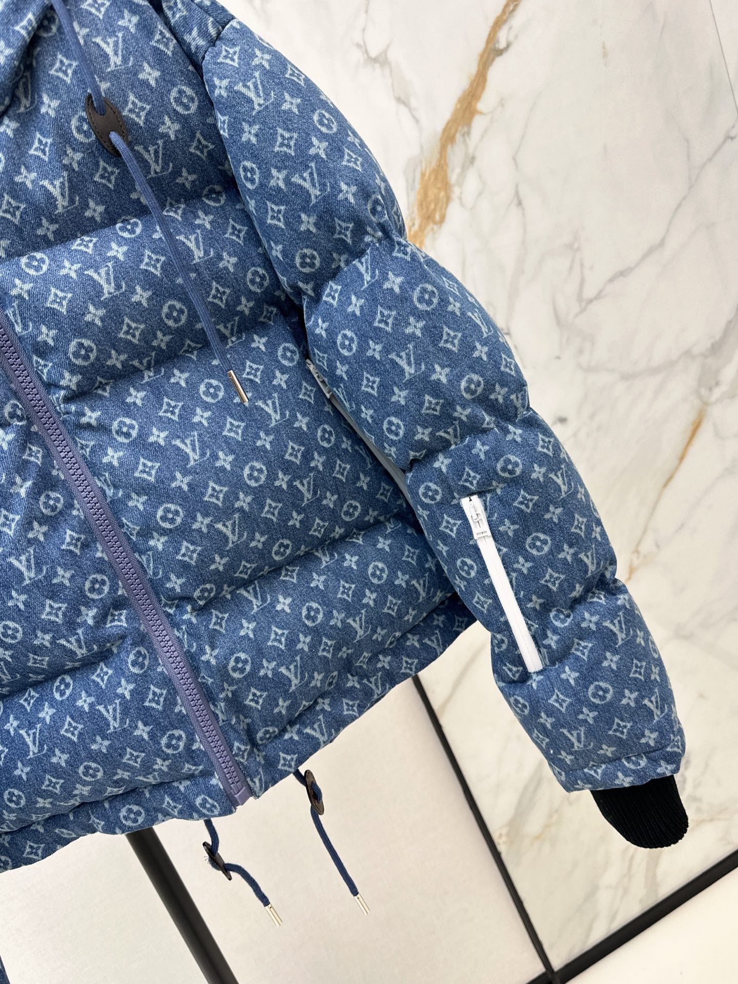 Louis 25fw denim down jacket