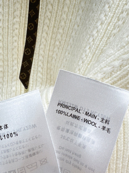 Louis 25fw zip-up knit jacket