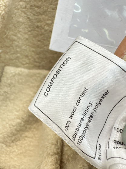 Chan 25fw woolen jacket mini skirt set