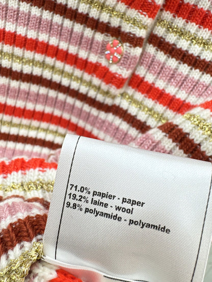 Chan 25fw stripe knit sweater