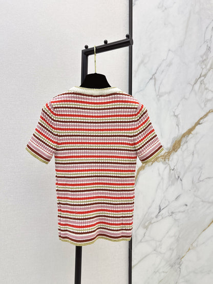 Chan 25fw stripe knit sweater