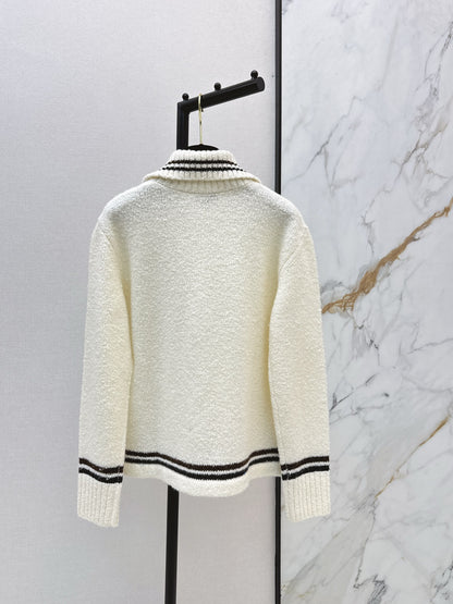Chan 25fw zip jumper cashmere sweater