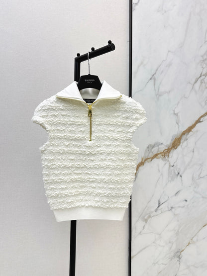 Balm 25fw sleeveless knitwear