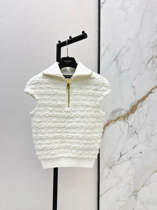Balm 25fw sleeveless knitwear