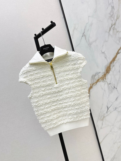 Balm 25fw sleeveless knitwear