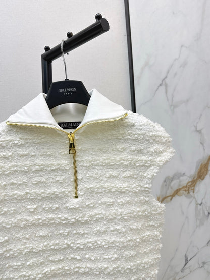 Balm 25fw sleeveless knitwear