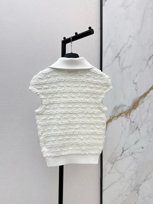 Balm 25fw sleeveless knitwear