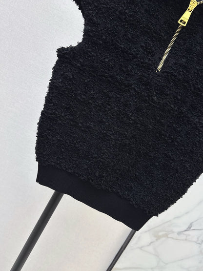 Balm 25fw sleeveless knitwear