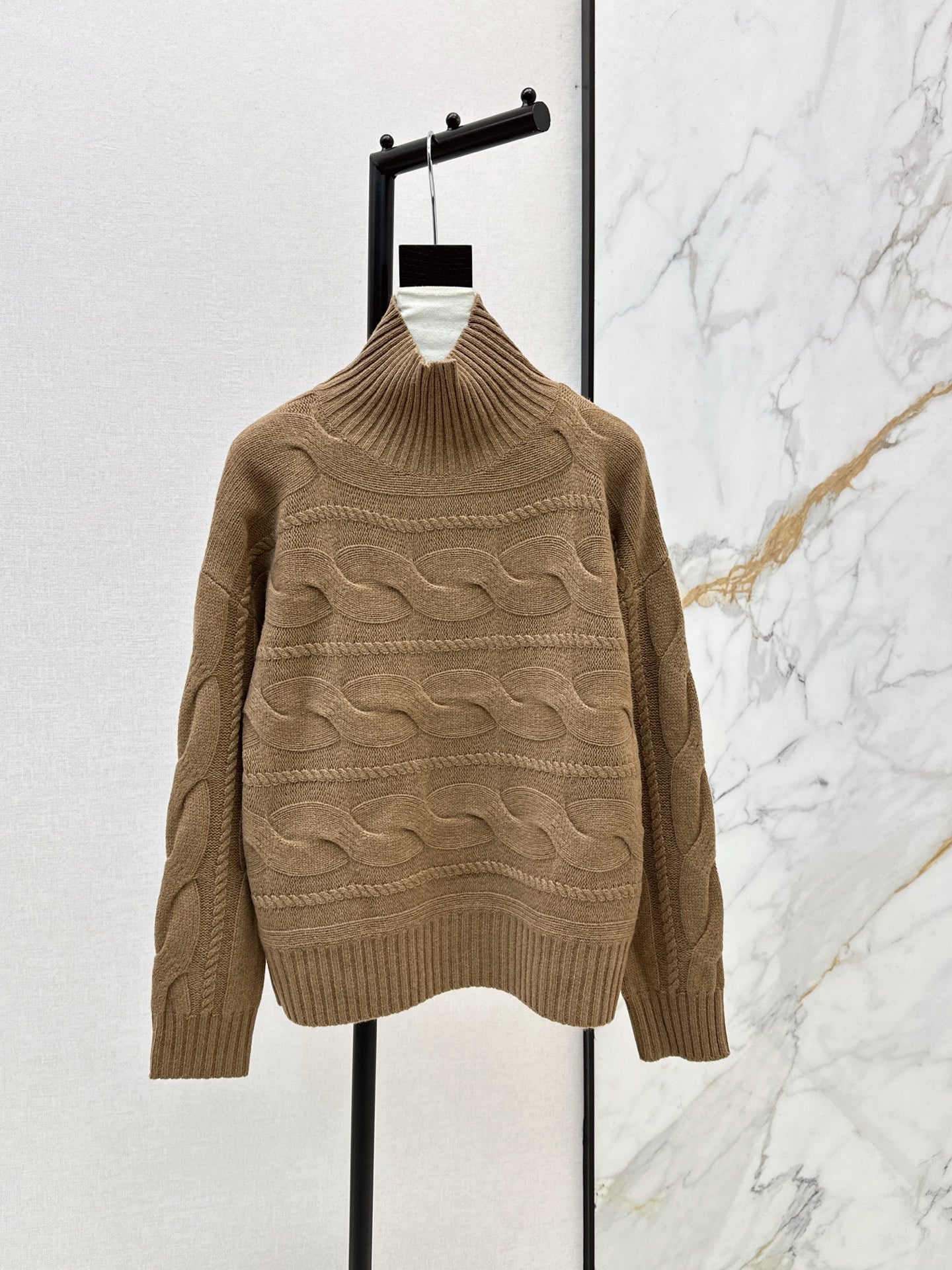 Max 25fw cable knit sweater