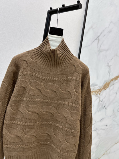 Max 25fw cable knit sweater