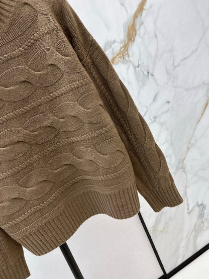 Max 25fw cable knit sweater