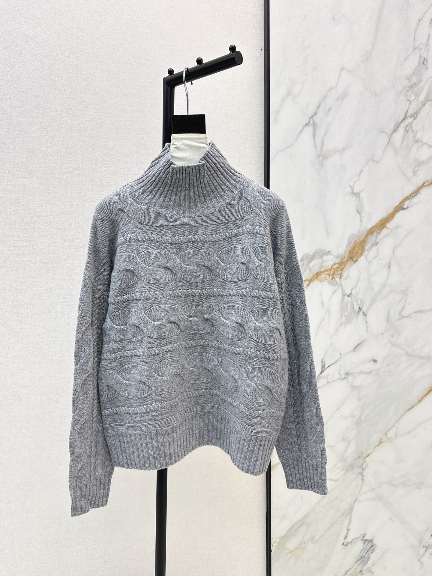 Max 25fw cable knit sweater