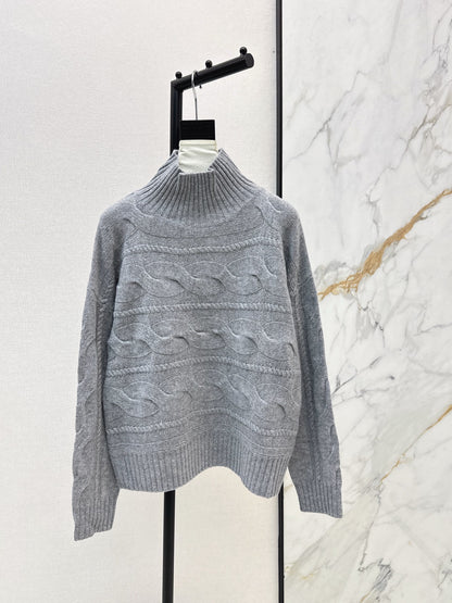 Max 25fw cable knit sweater