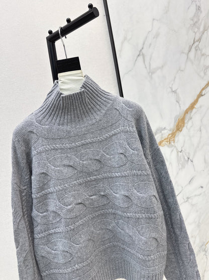 Max 25fw cable knit sweater