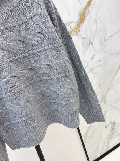 Max 25fw cable knit sweater