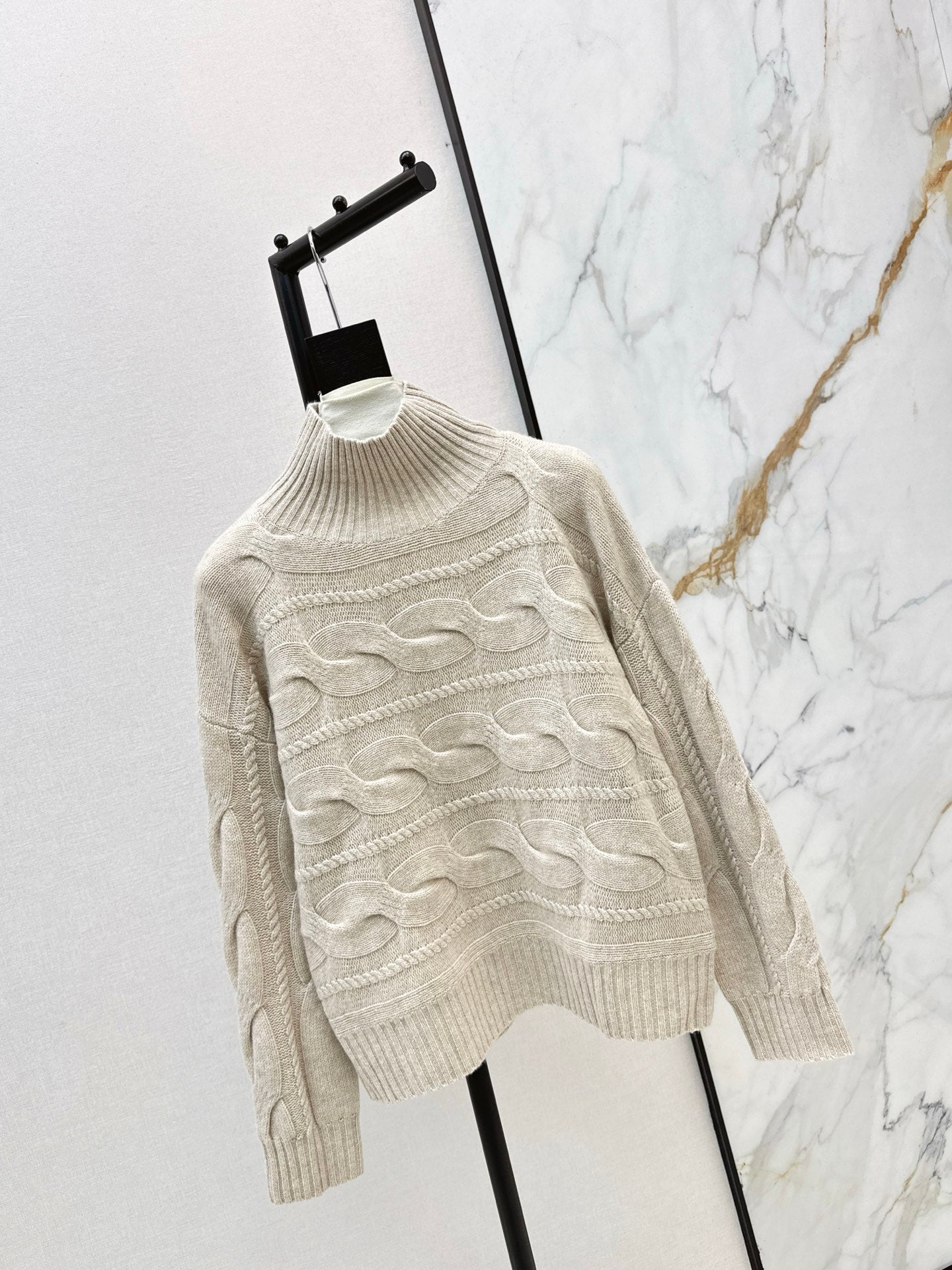 Max 25fw cable knit sweater
