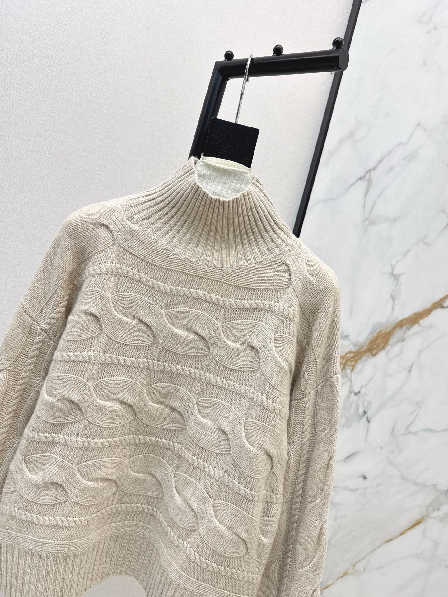 Max 25fw cable knit sweater