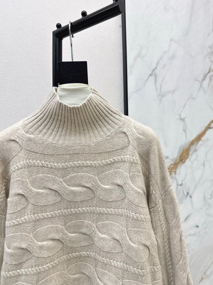 Max 25fw cable knit sweater