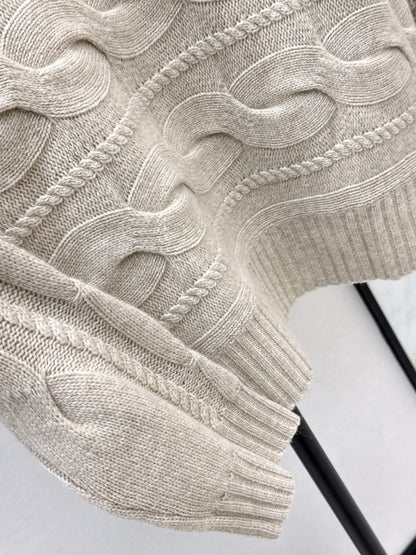 Max 25fw cable knit sweater