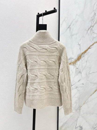 Max 25fw cable knit sweater