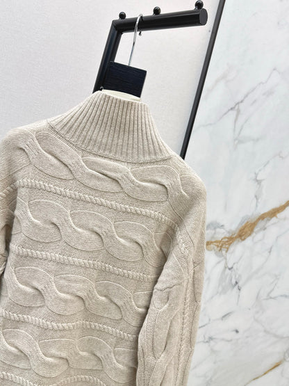 Max 25fw cable knit sweater