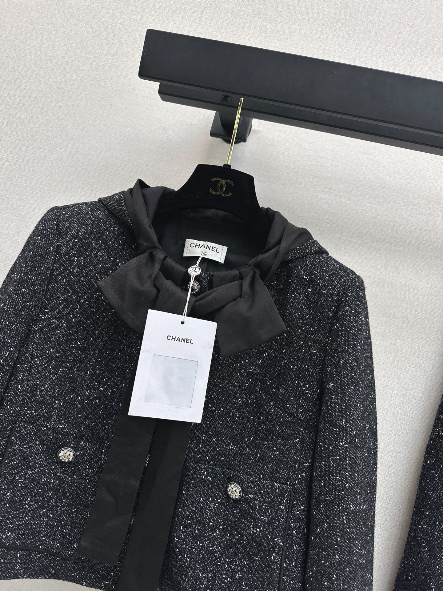 Chan 25fw tweed woven jacket