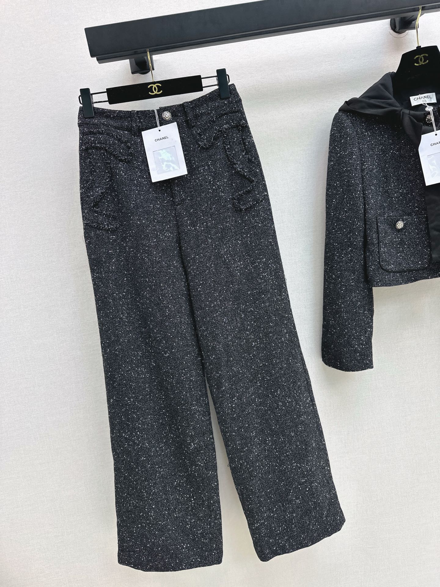 Chan 25fw woven straight pants