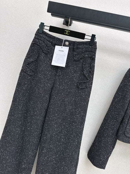 Chan 25fw woven straight pants