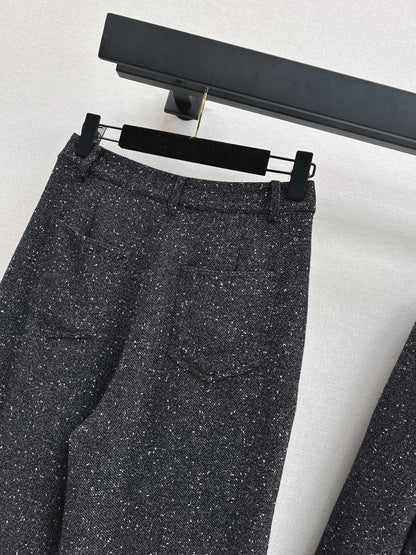 Chan 25fw woven straight pants