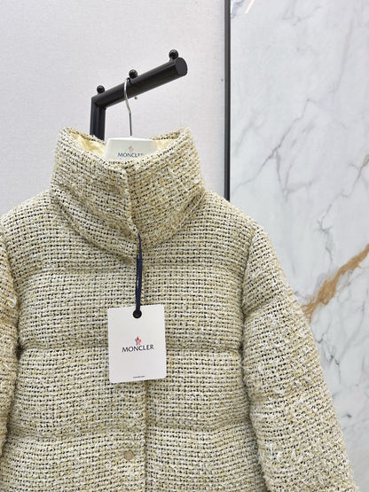 Monc 25fw tweed puffer jackets