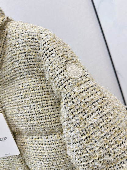 Monc 25fw tweed puffer jackets