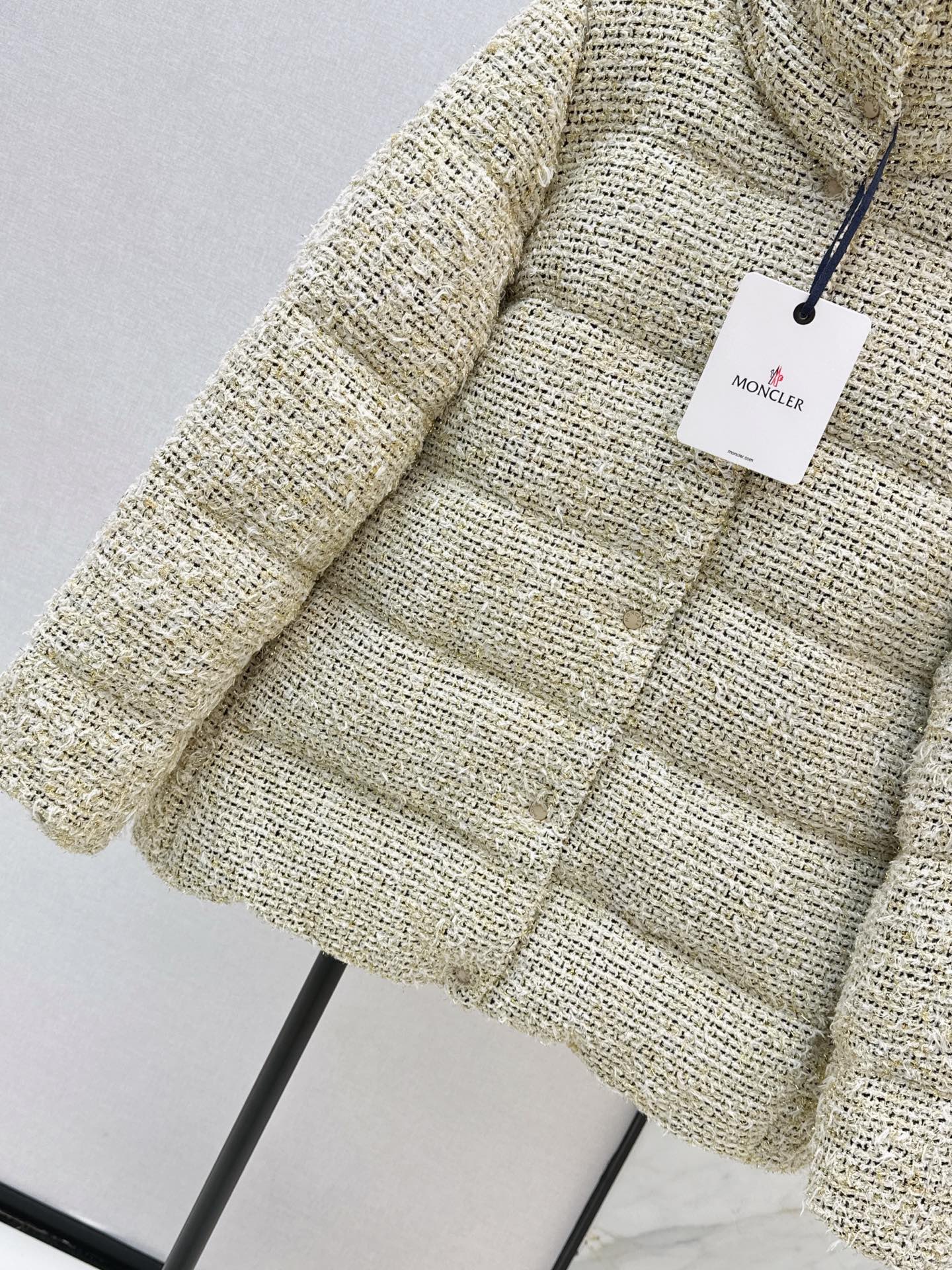 Monc 25fw tweed puffer jackets