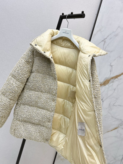Monc 25fw tweed puffer jackets