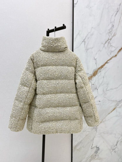 Monc 25fw tweed puffer jackets