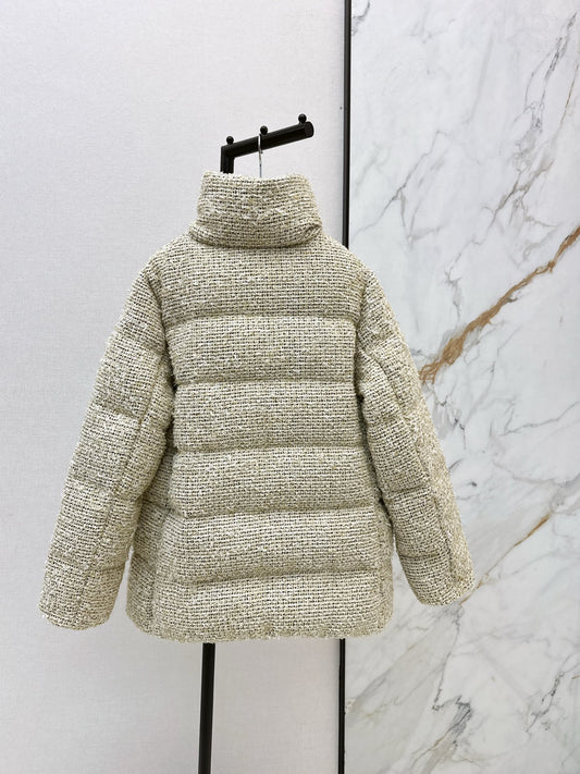 Monc 25fw tweed puffer jackets