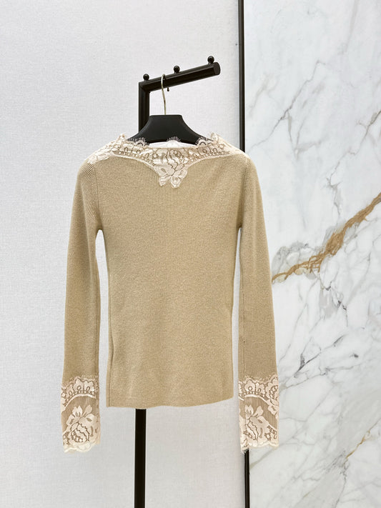 Valen 25fw lace knitwear