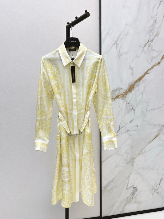 Vers 25fw silk dress