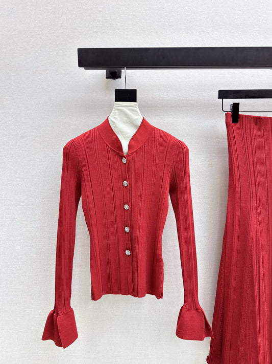 SP 25fw knitted cardigan