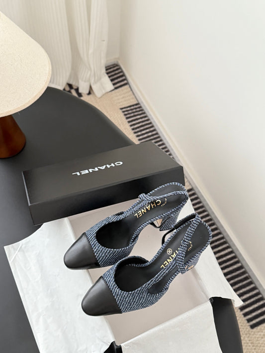 Chan 25fw slingback heels
