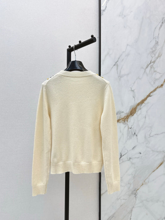 Fend 25fw beading sweater