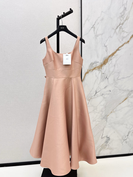 CD 25fw slip dress with bow