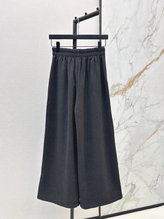 Brun 25fw lined straight pants